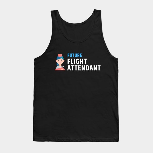 Future Flight Attendant (Cabin Crew) Tank Top by Jetmike